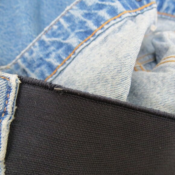 ASOS DESIGN Maternity Women's Medium Wash Denim Baggy Boyfriend Jeans 16 - Picture 9 of 9